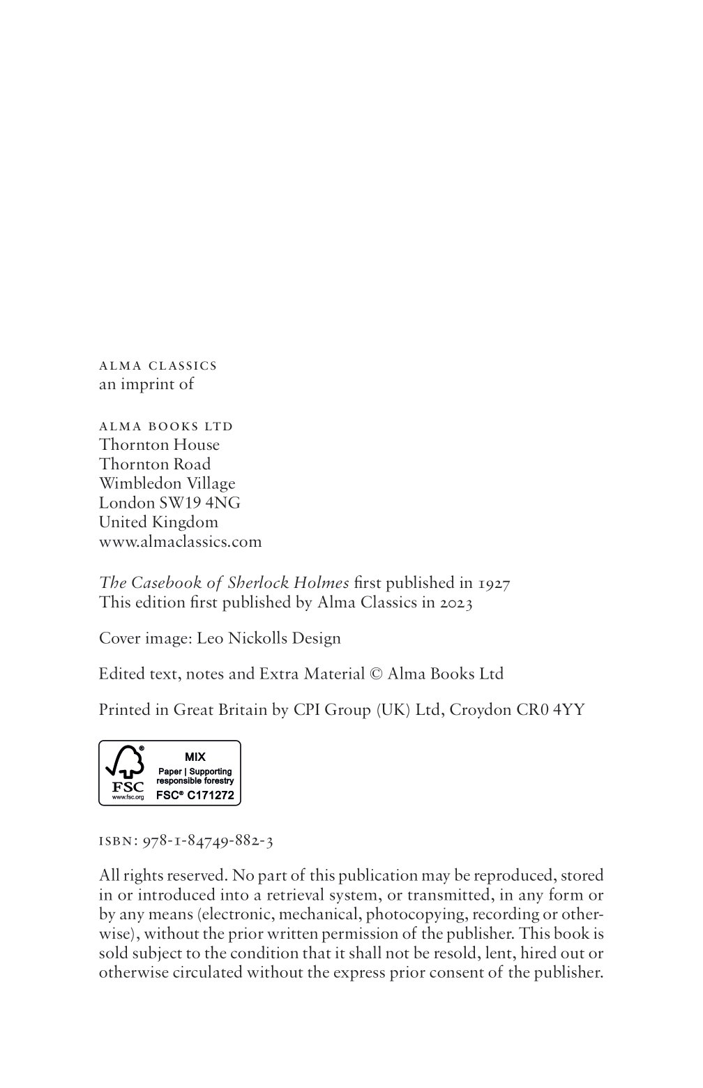 the casebook of sherlock holmes (alma junior classics) - Ảnh 3