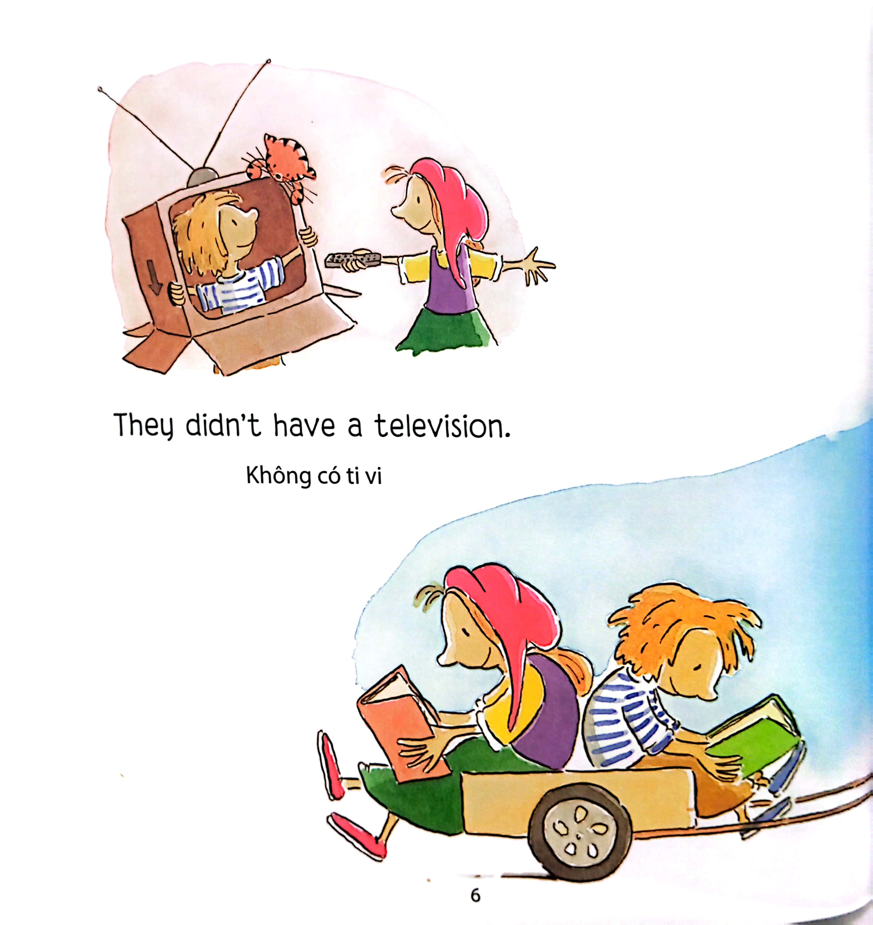 the children who loved books - những đứa trẻ yêu sách - song ngữ anh-việt - Ảnh 5