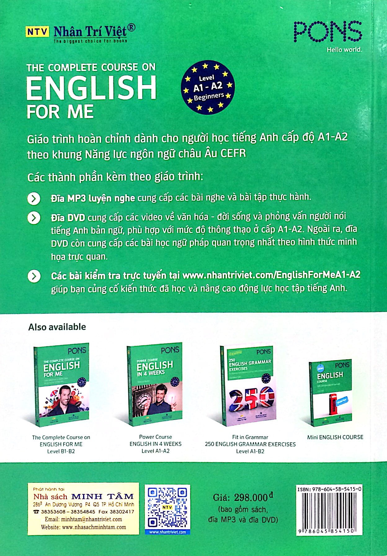 the complete course on english for me (kèm 01 đĩa mp3) - Ảnh 12