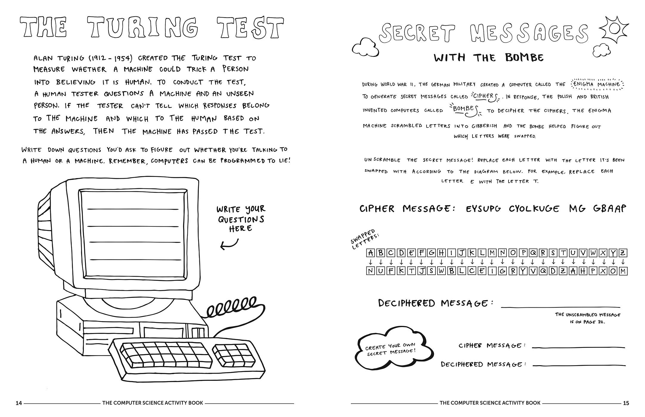 the computer science activity book: 24 pen-and-paper projects to explore the wonderful world of coding (no computer required!) - Ảnh 4