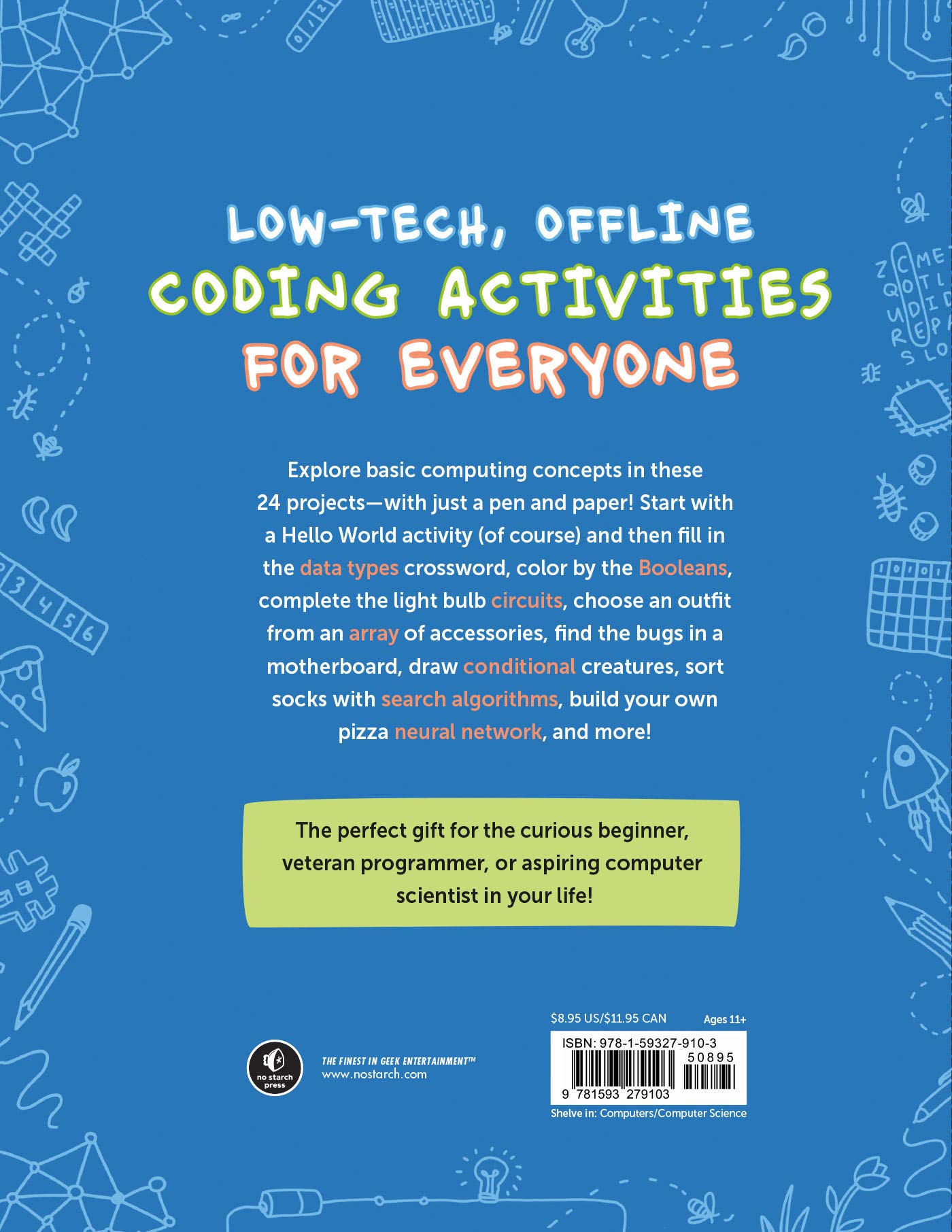 the computer science activity book: 24 pen-and-paper projects to explore the wonderful world of coding (no computer required!) - Ảnh 6