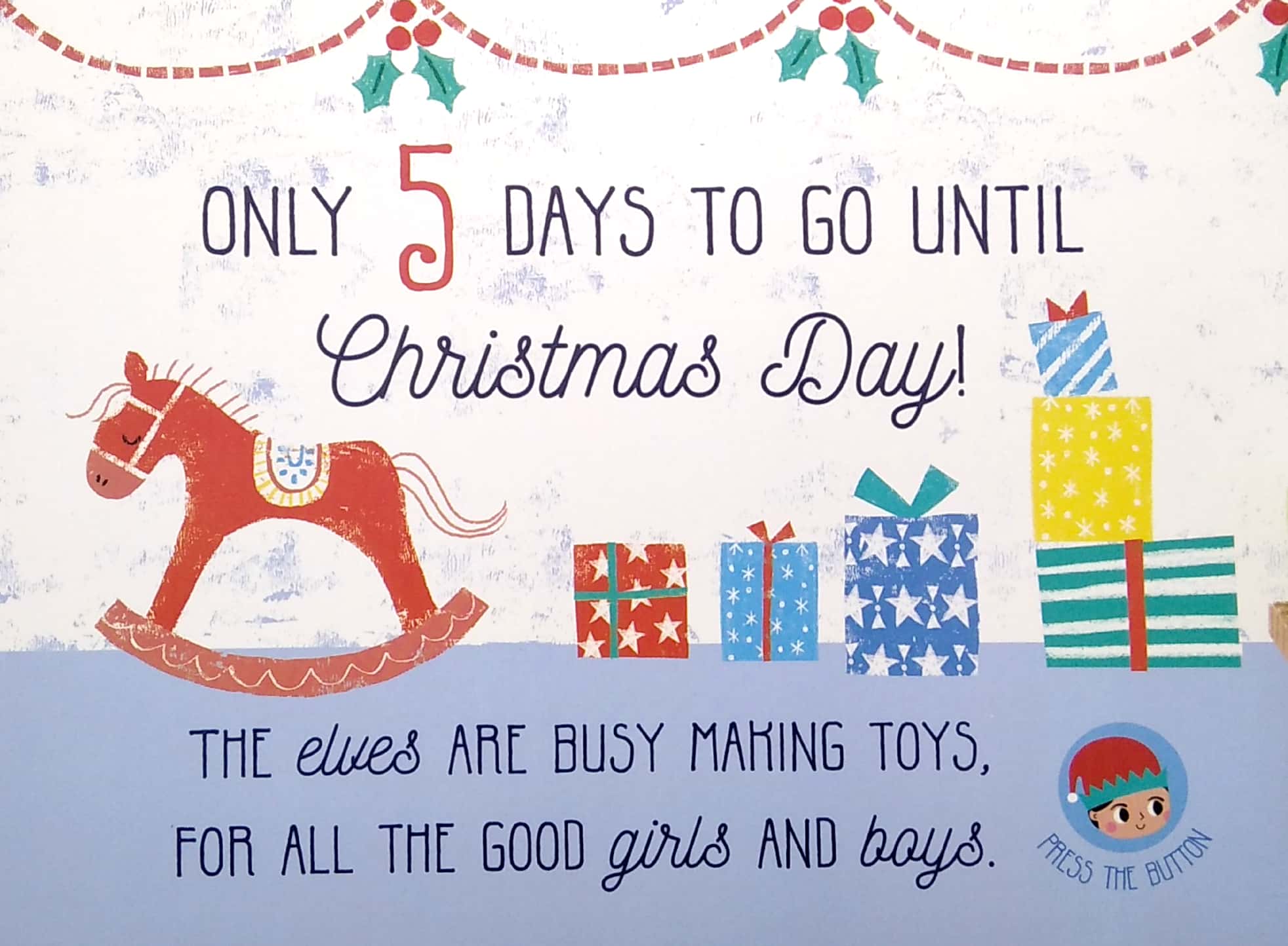 the countdown to christmas - press and play sound book - Ảnh 3