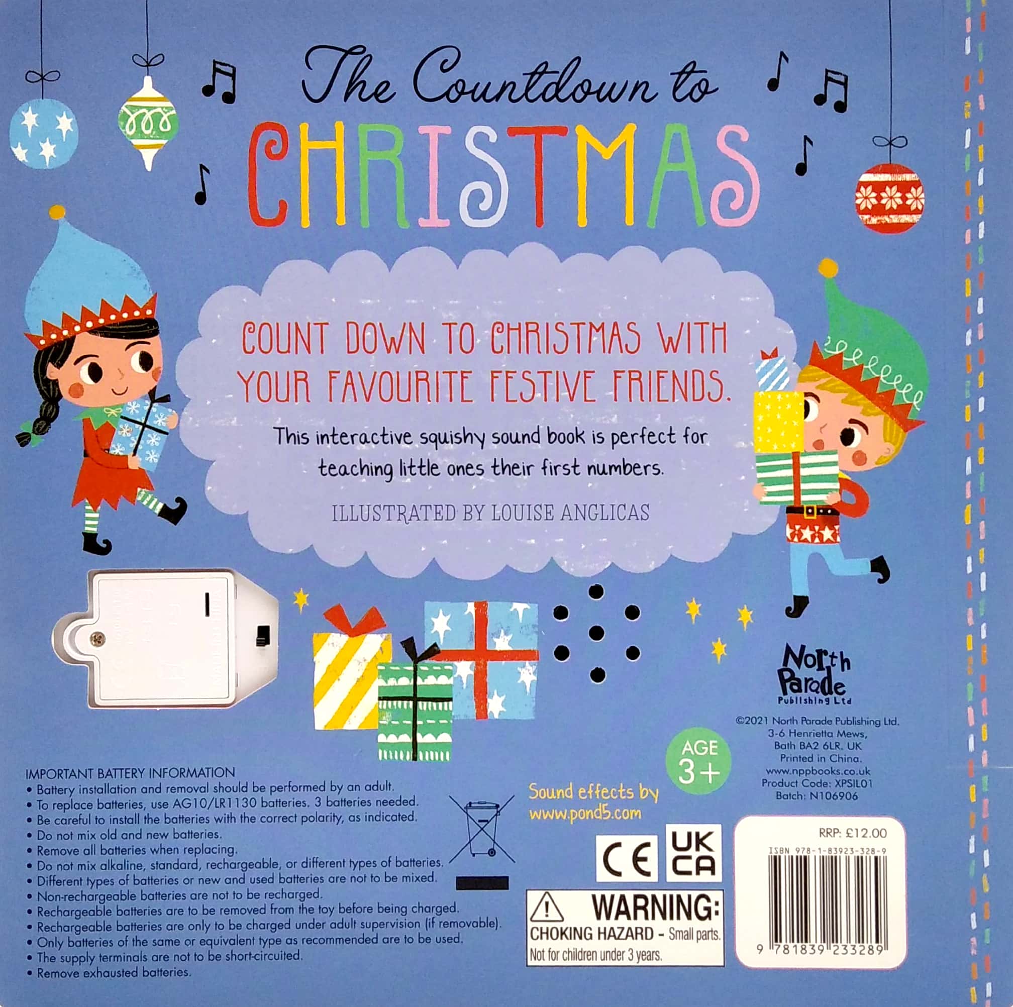 the countdown to christmas - press and play sound book - Ảnh 6