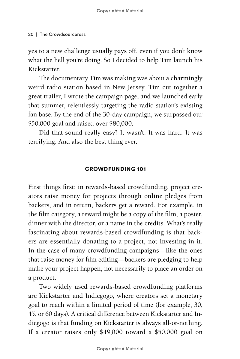 the crowdsourceress: get smart, get funded, and kickstart your next big idea - Ảnh 12