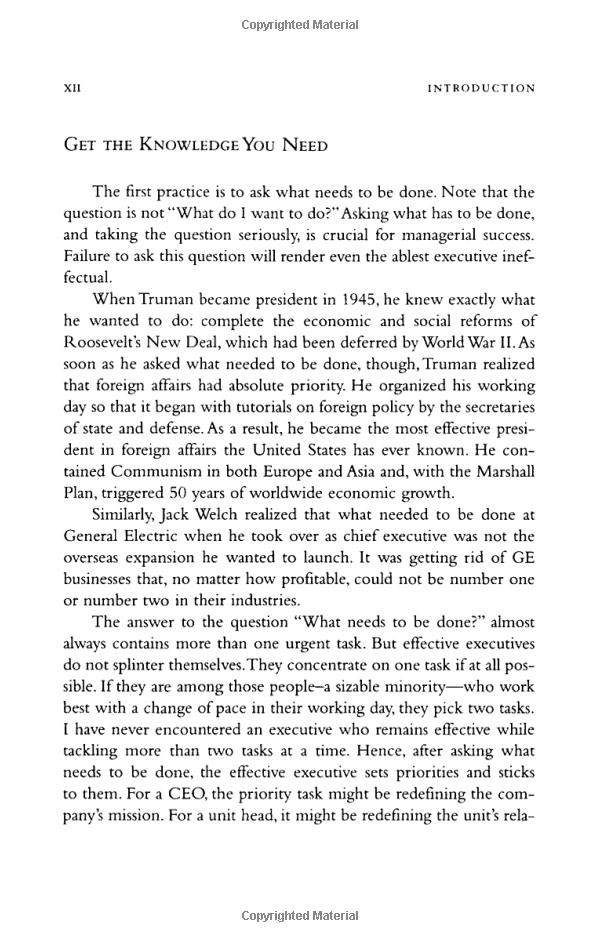 the effective executive : the definitive guide to getting the right things done - Ảnh 10