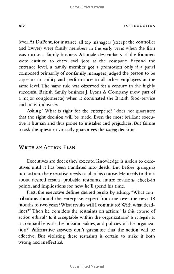 the effective executive : the definitive guide to getting the right things done - Ảnh 11