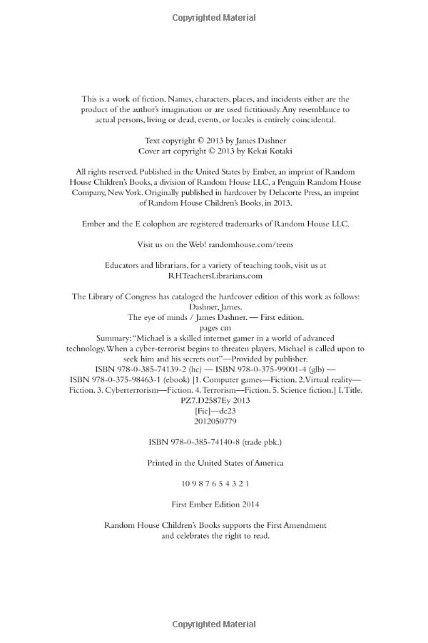 the eye of minds (mortality doctrine, book one) (the mortality doctrine) - Ảnh 6