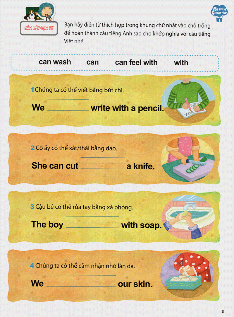 the five senses - năm giác quan -trình độ 1 (tập 5) - Ảnh 13