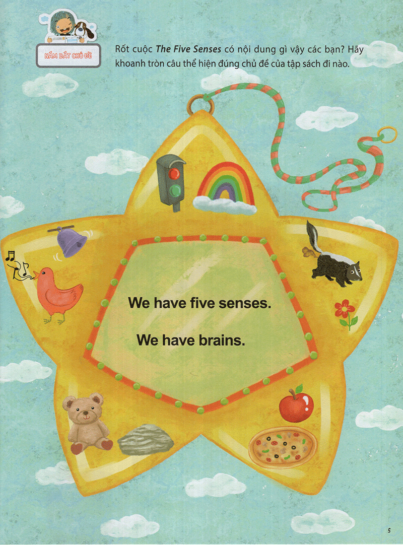 the five senses - năm giác quan -trình độ 1 (tập 5) - Ảnh 7