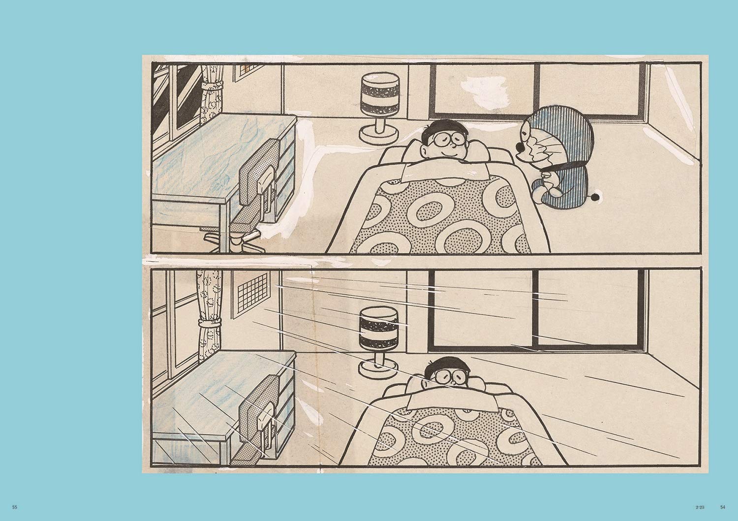 the genga art of doraemon ドラえもん拡大原画美術館 大型本 - Ảnh 5