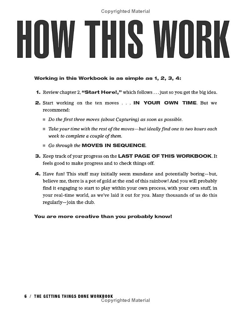 the getting things done workbook - Ảnh 4