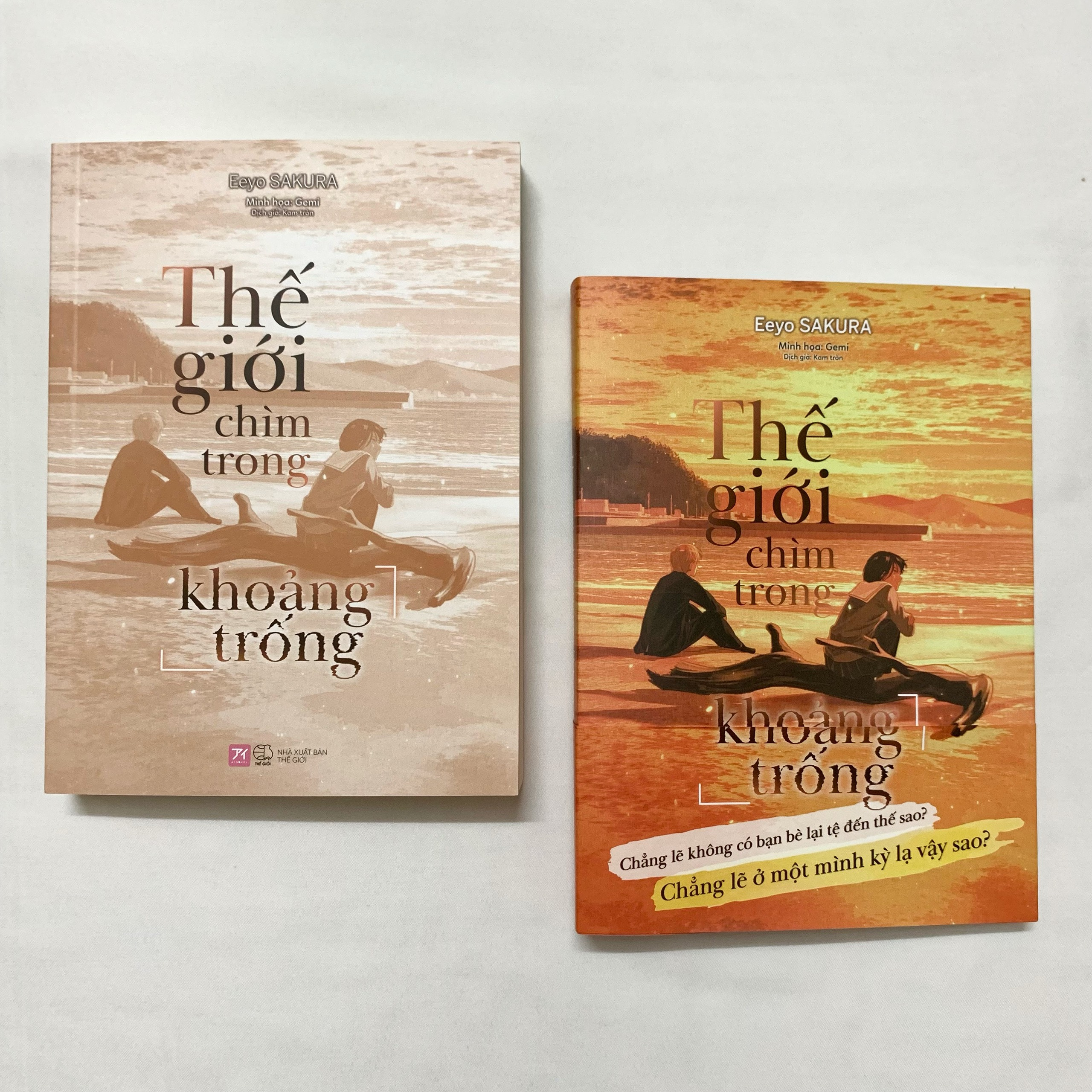 thế giới chìm trong khoảng trống - tặng kèm bookmark + flashcard 2 mặt + đai obi bao sách - Ảnh 6