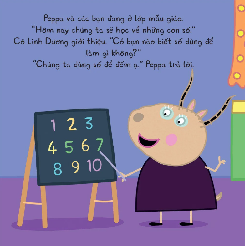 thế giới của peppa - những con số - Ảnh 3