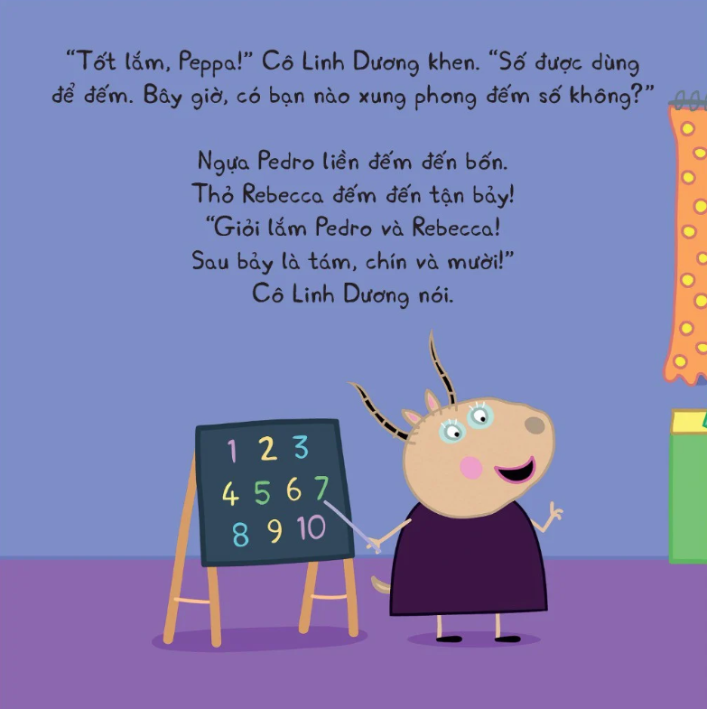 thế giới của peppa - những con số - Ảnh 5