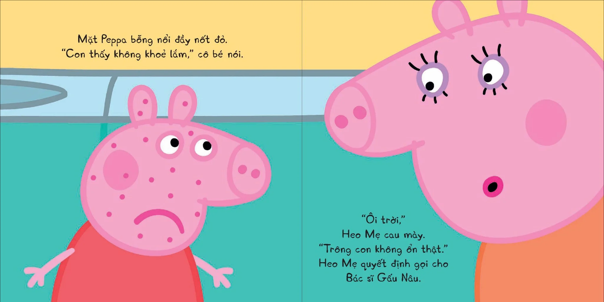 thế giới của peppa - peppa ốm rồi! - Ảnh 4