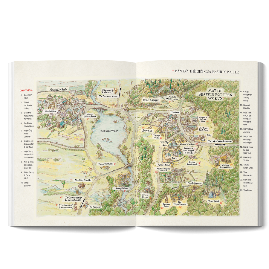 Thế Giới Của Thỏ Peter - The World of Peter Rabbit - Những Cuộc Phiêu Lưu Quanh Bờ Rào - Adventures Around The Hedge - Song Ngữ - Ảnh 3