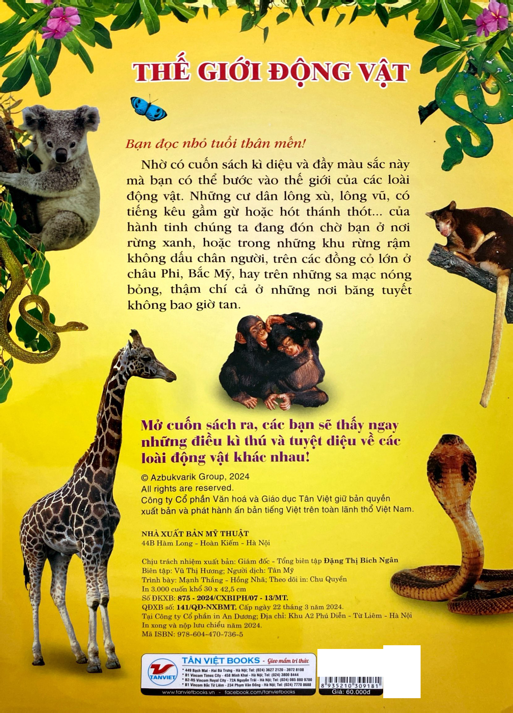 thế giới động vật (tái bản 2024) - Ảnh 7