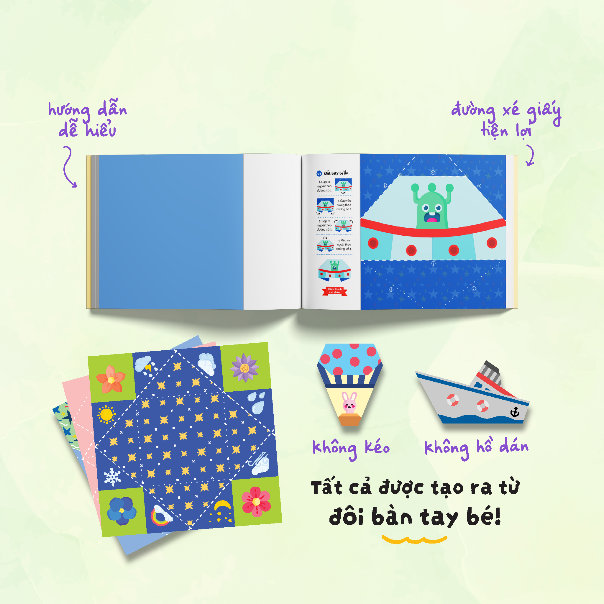 Thế Giới Giấy Gấp - Origami Cho Bé - Vật Dụng Thân Quen - Ảnh 4