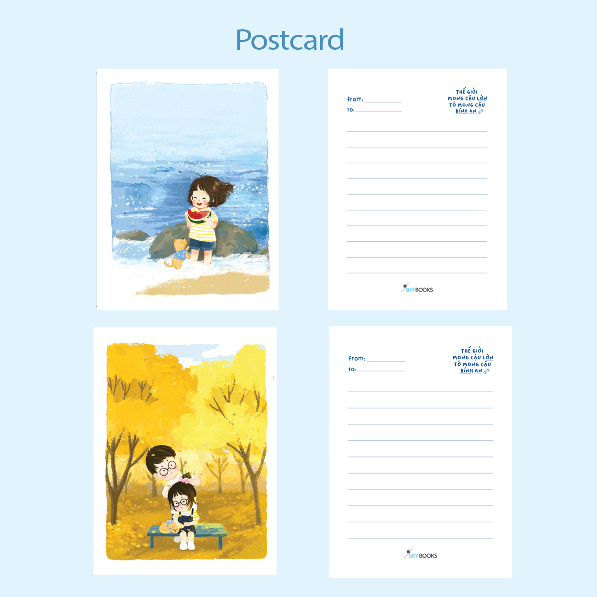 thế giới mong cậu lớn - tớ mong cậu bình an - bản đặc biệt - tặng kèm 2 postcard + 1 bookmark - Ảnh 4