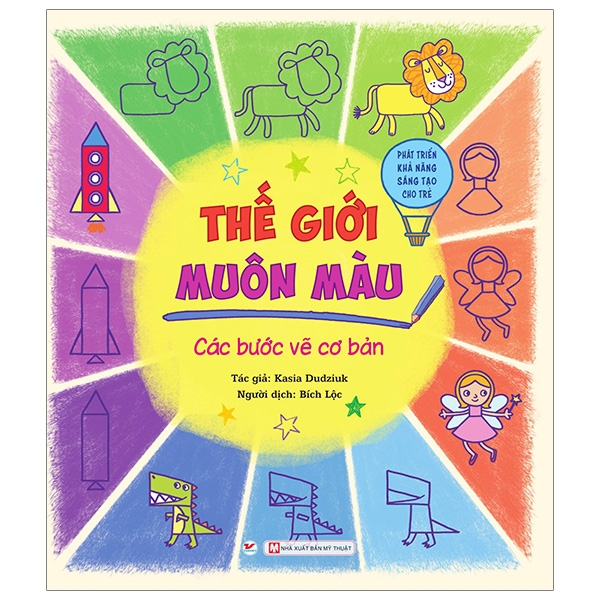 thế giới muôn màu các bước vẽ cơ bản - phát triển khả năng sáng tạo cho trẻ - Ảnh 2