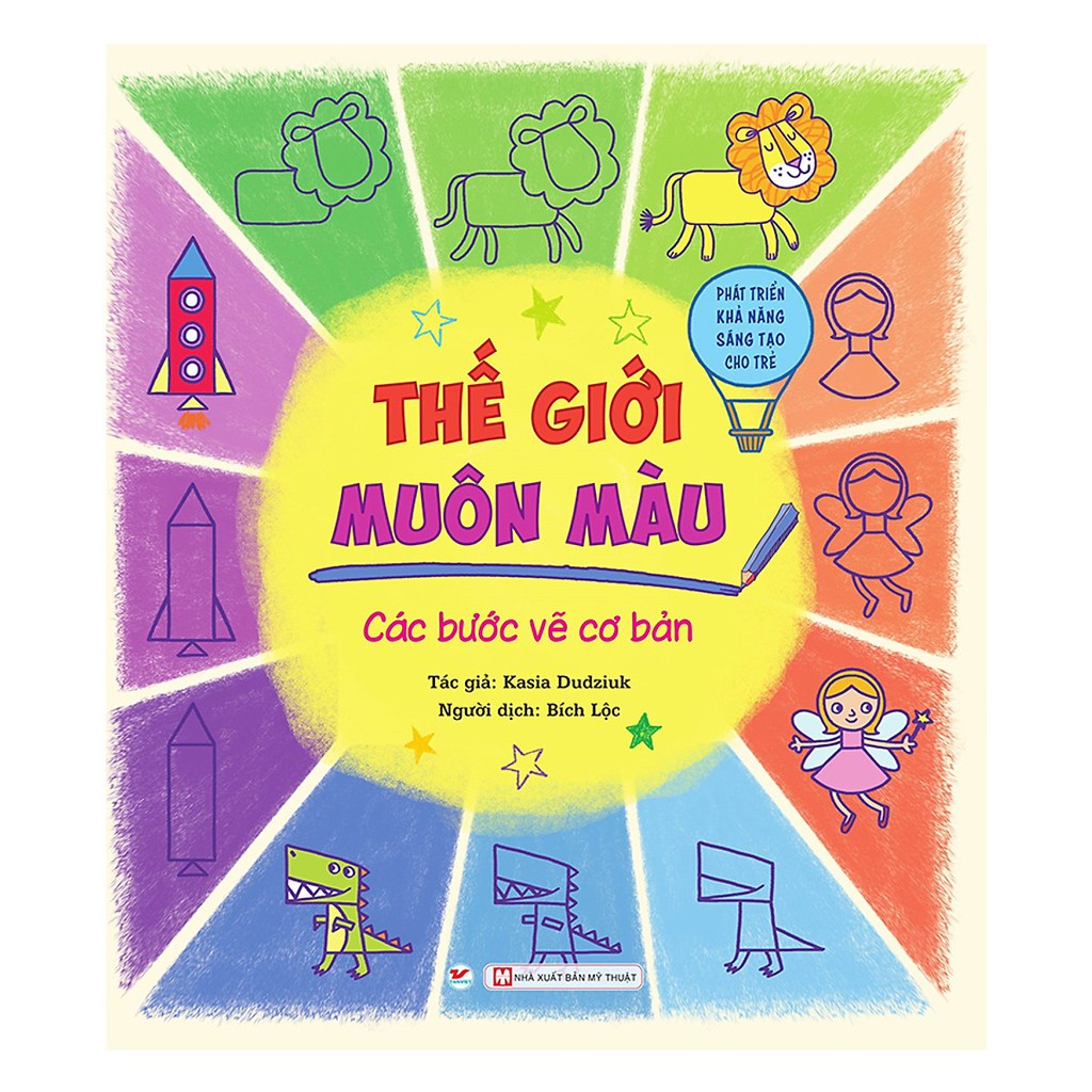 thế giới muôn màu các bước vẽ cơ bản - phát triển khả năng sáng tạo cho trẻ - Ảnh 3