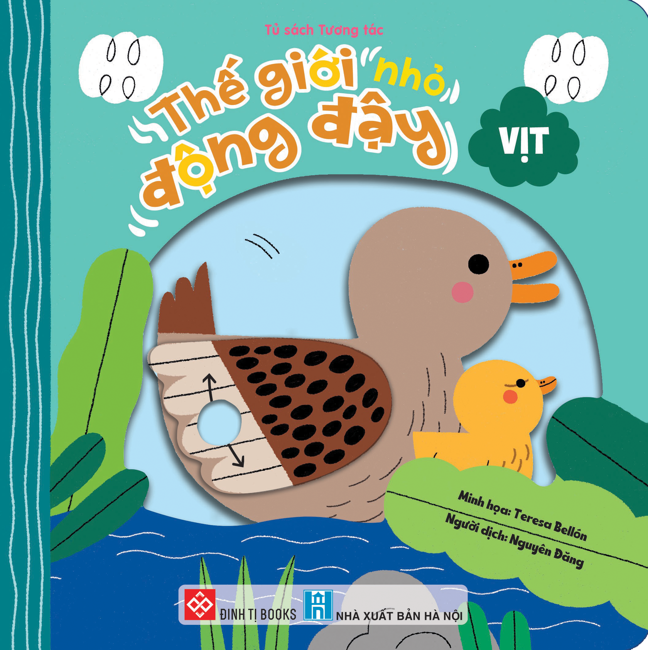 Thế Giới Nhỏ Động Đậy - Vịt - Bìa Cứng - Ảnh 2