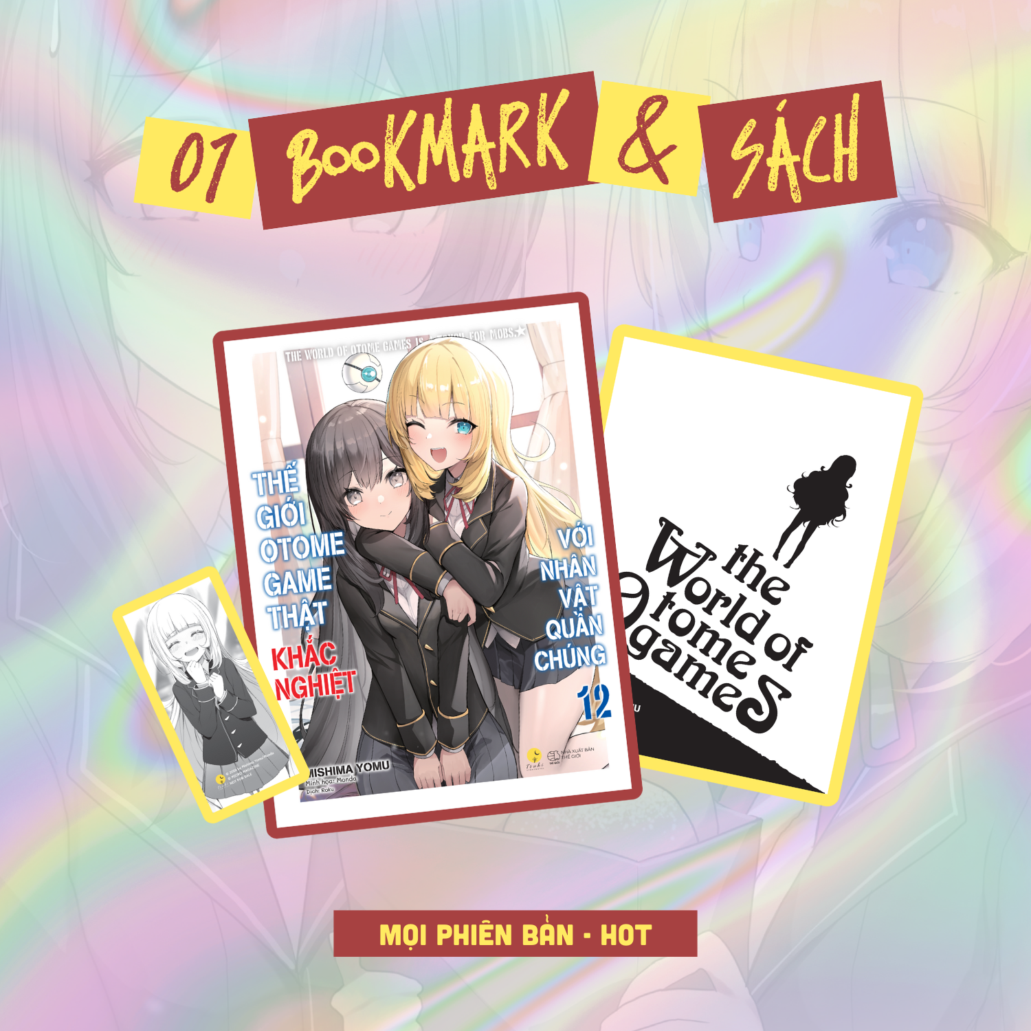 thế giới otome game thật khắc nghiệt với nhân vật quần chúng - tập 12 - tặng kèm bookmark - Ảnh 2