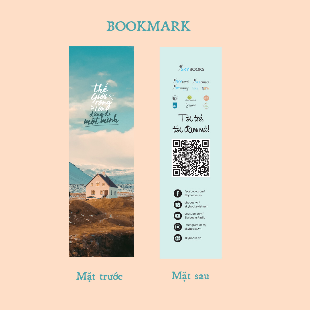 thế giới rộng lớn đừng đi một mình - tặng kèm bookmark + postcard - Ảnh 3