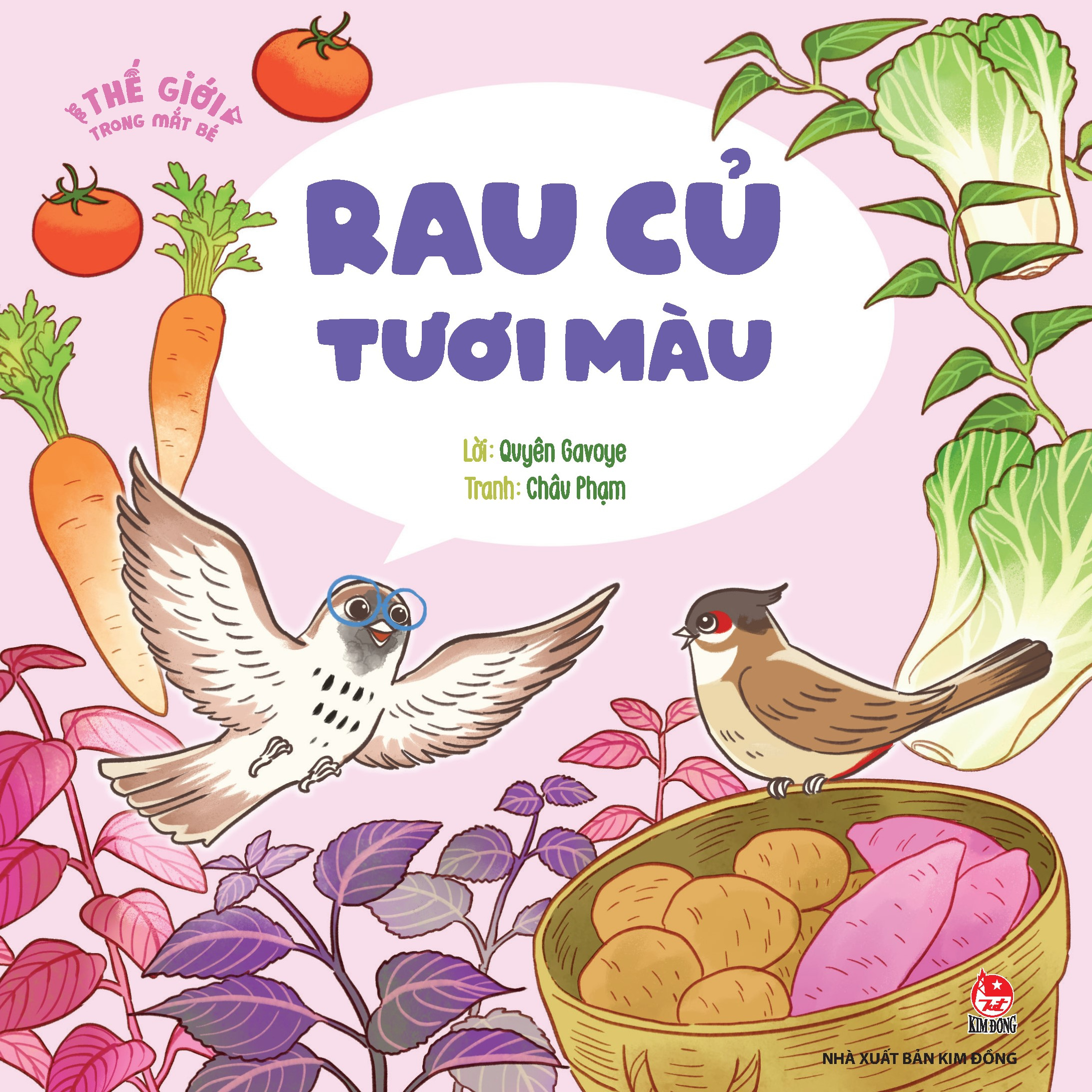 thế giới trong mắt bé - rau củ tươi màu - Ảnh 2