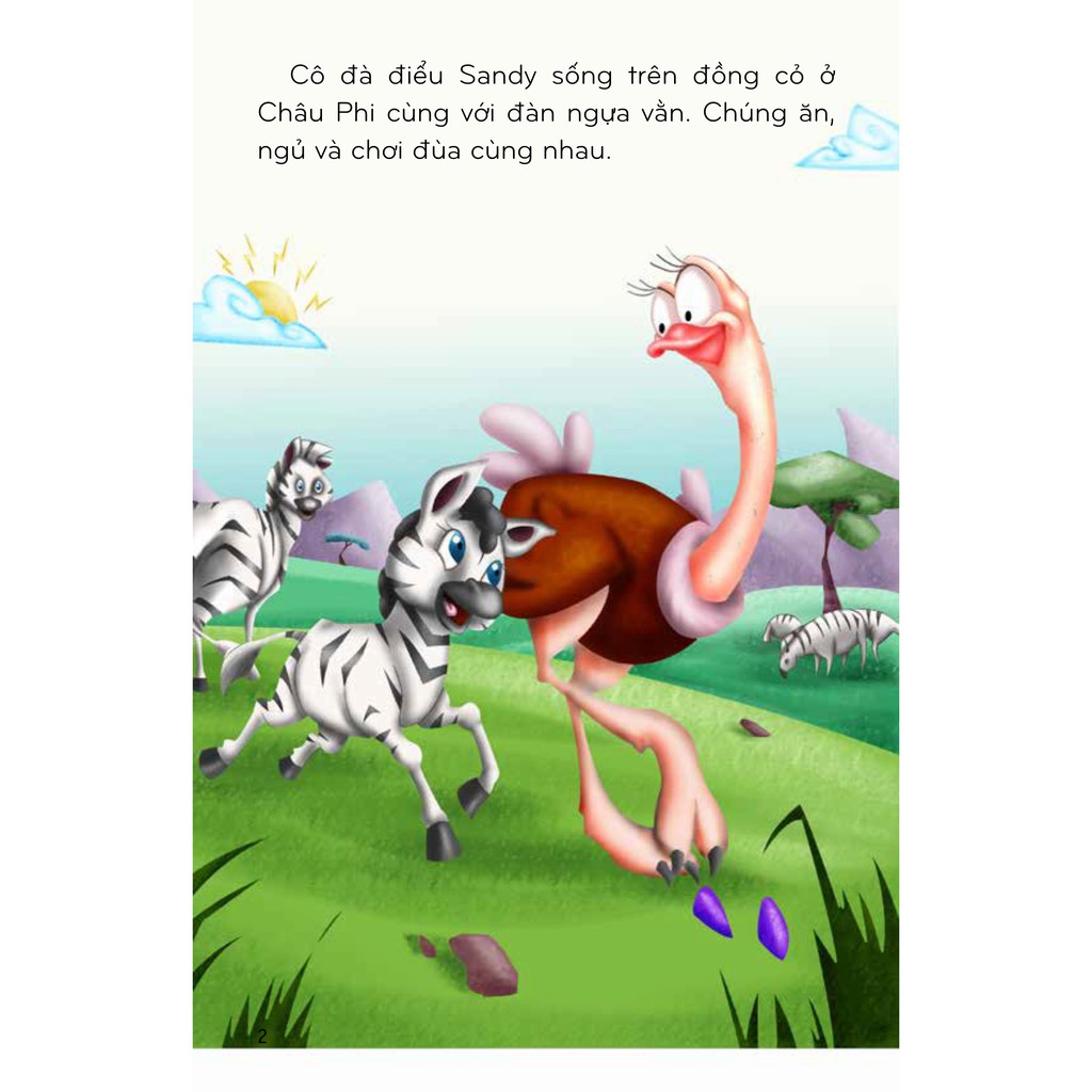 thế giới tuyệt vời của động vật - đà điểu và ngựa vằn - Ảnh 4