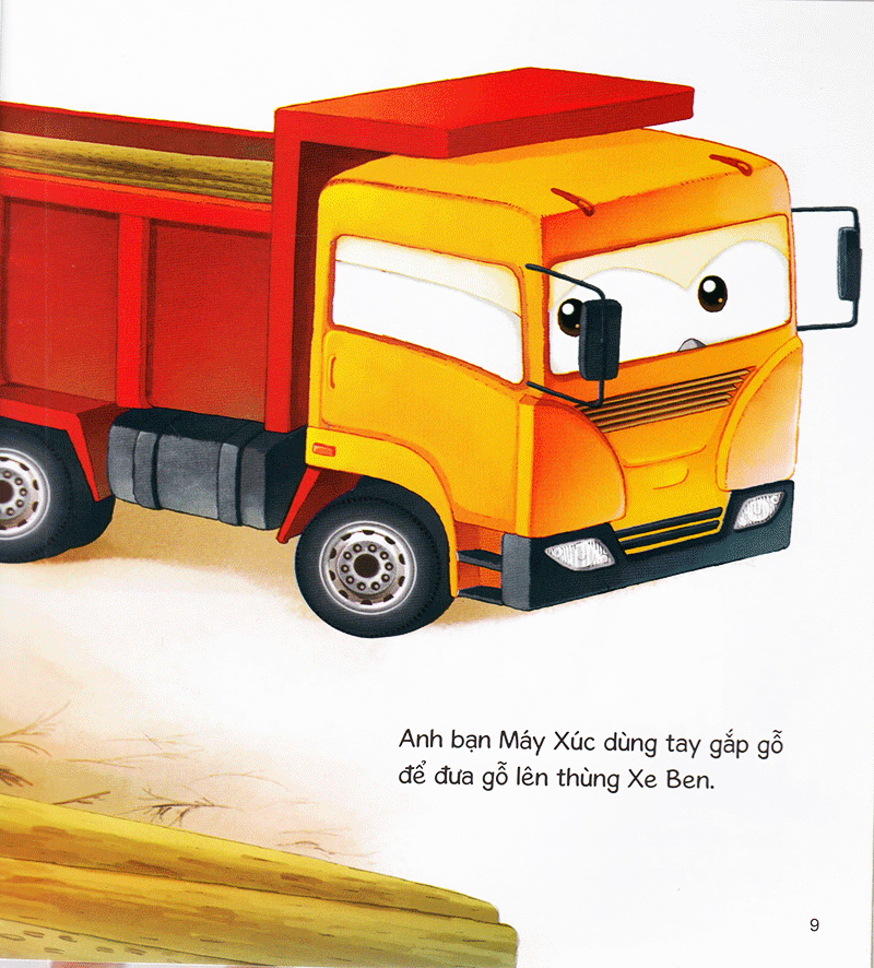 thế giới xe công trình - xe ben tài giỏi (tái bản 2019) - Ảnh 11