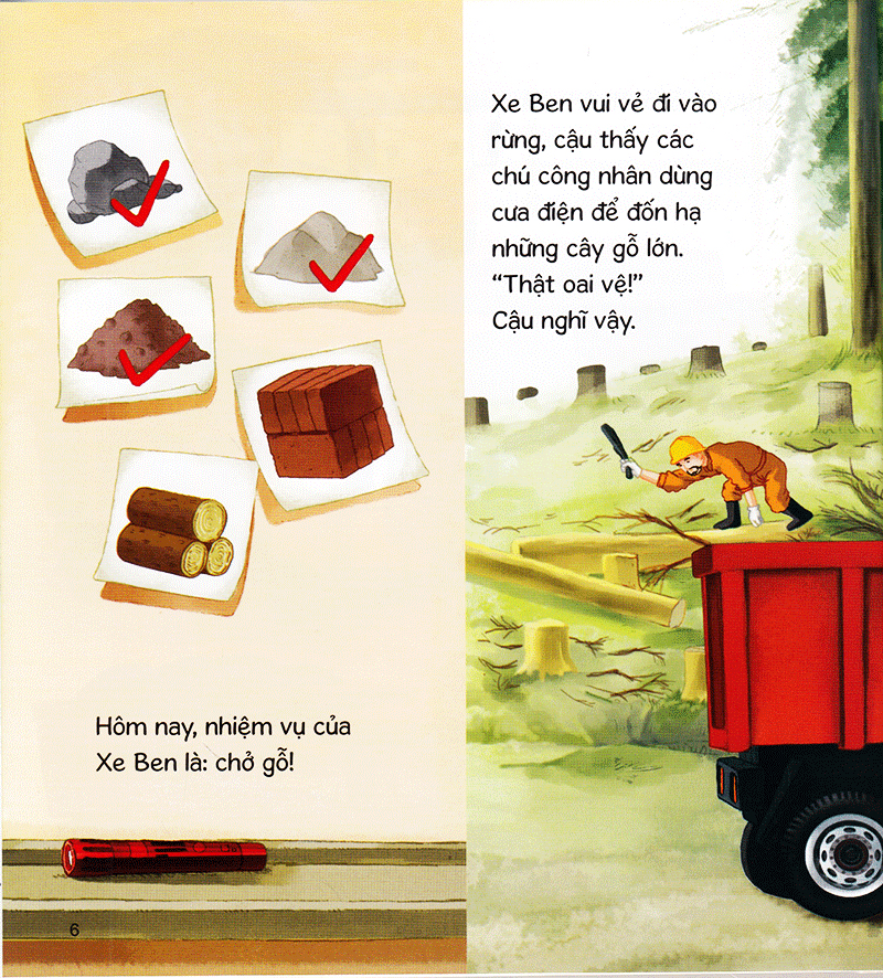 thế giới xe công trình - xe ben tài giỏi (tái bản 2019) - Ảnh 8