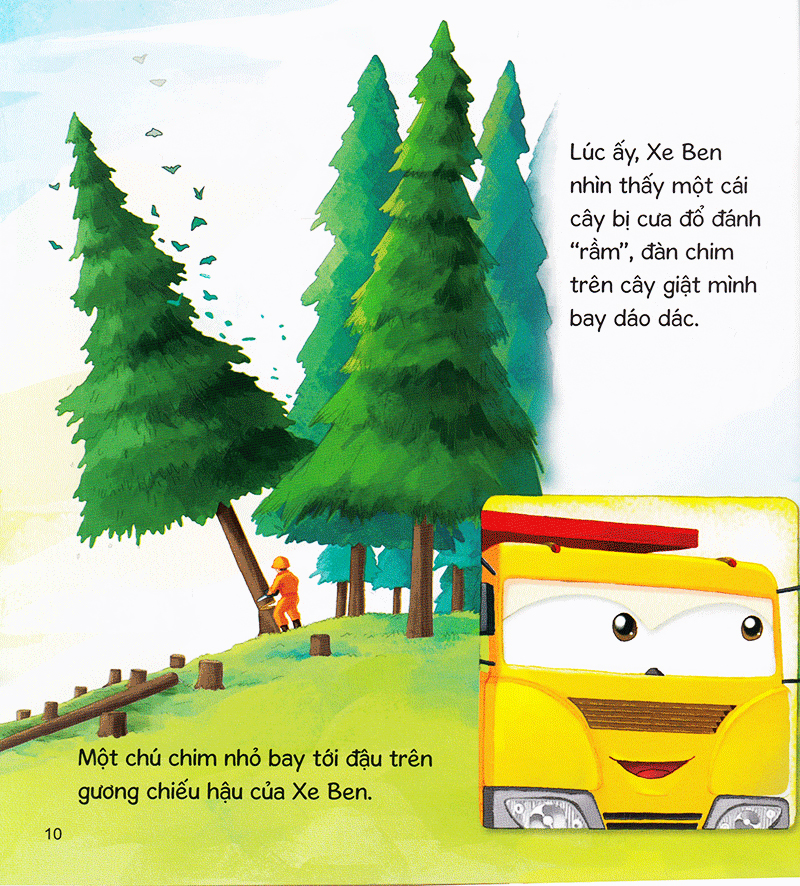 thế giới xe công trình - xe cẩu tốt bụng (tái bản 2019) - Ảnh 12