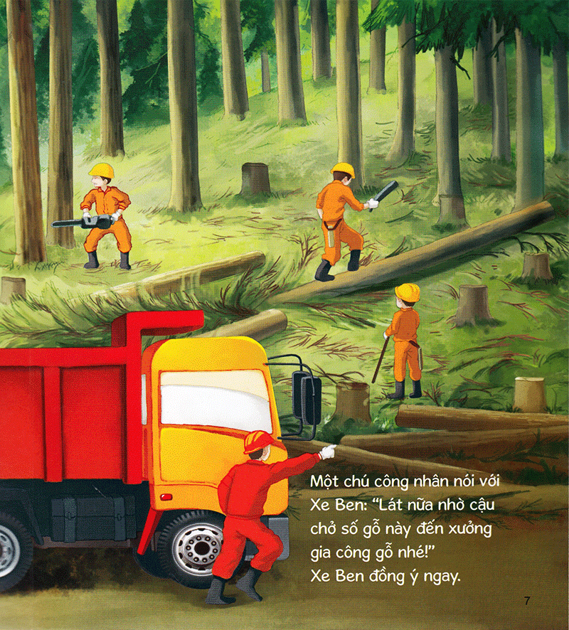 thế giới xe công trình - xe cẩu tốt bụng (tái bản 2019) - Ảnh 9