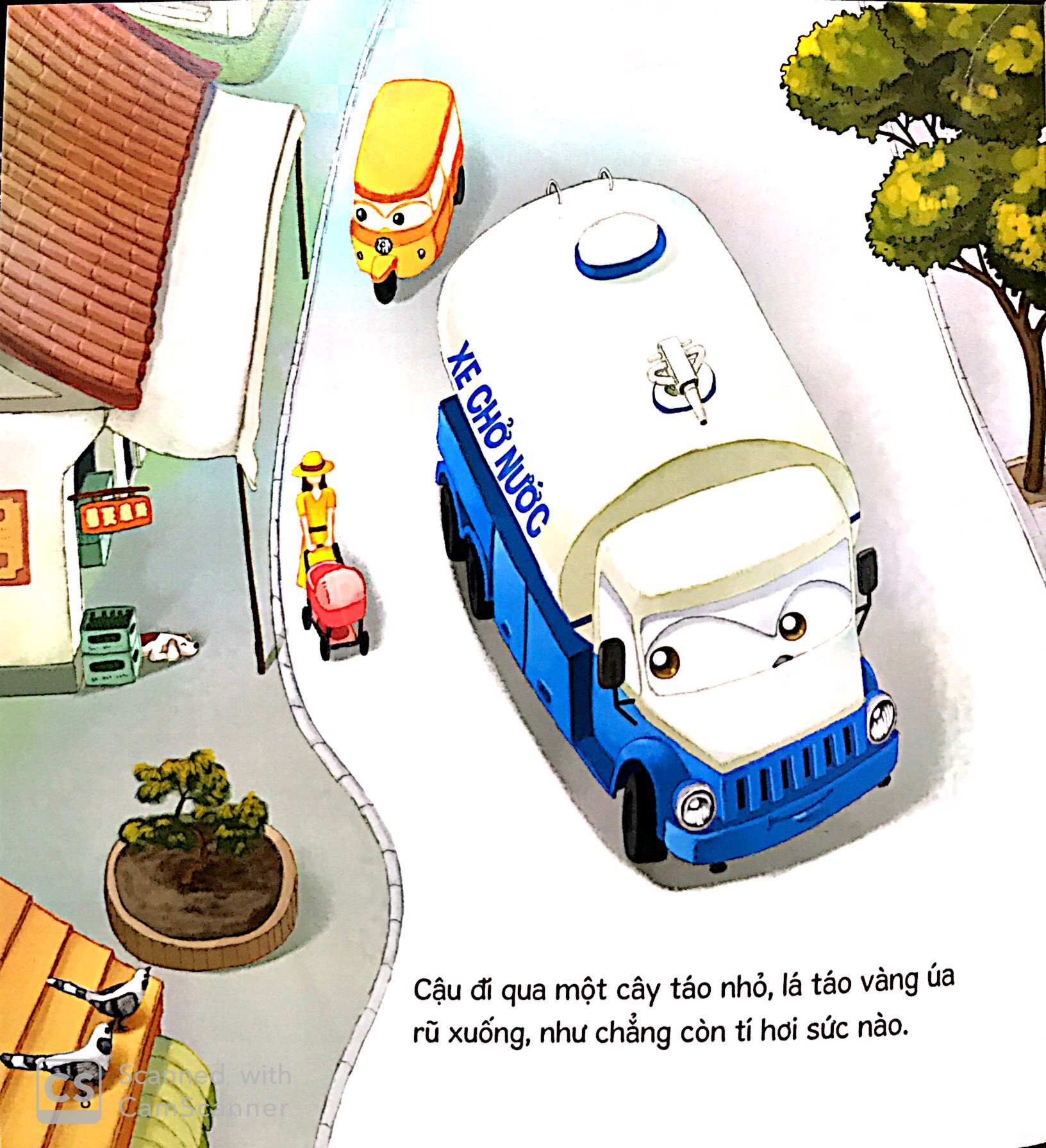 thế giới xe công trình - xe chở nước đáng mến (tái bản 2019) - Ảnh 11