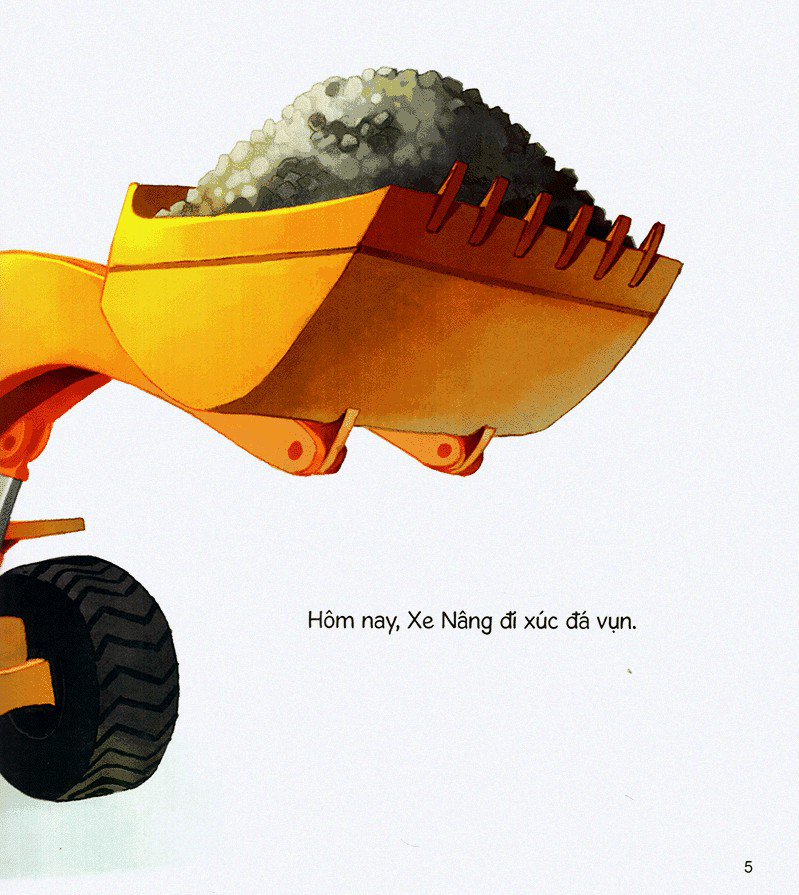 thế giới xe công trình - xe nâng cừ khôi (tái bản 2019) - Ảnh 5