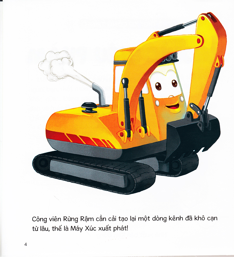 thế giới xe công trình - xe xúc siêu phàm (tái bản 2019) - Ảnh 6