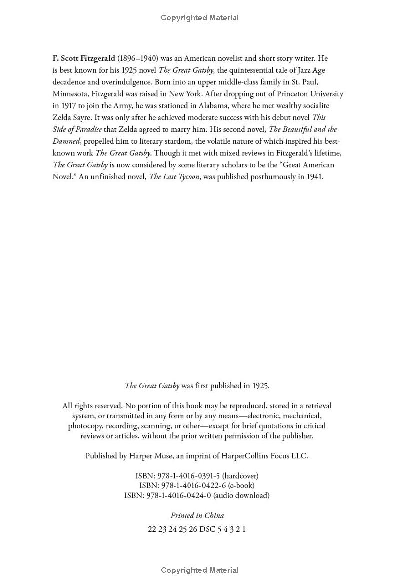 the great gatsby (pretty books - painted editions) - Ảnh 7