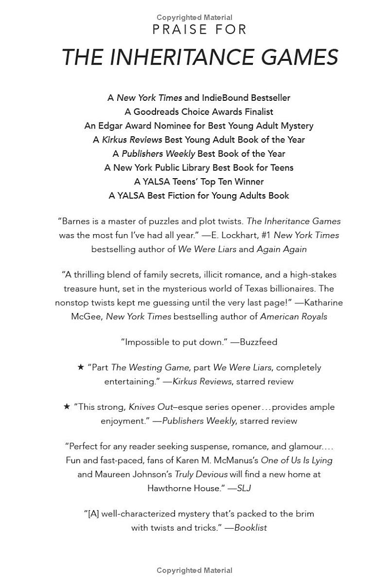 the hawthorne legacy (the inheritance games, book 2) - Ảnh 4