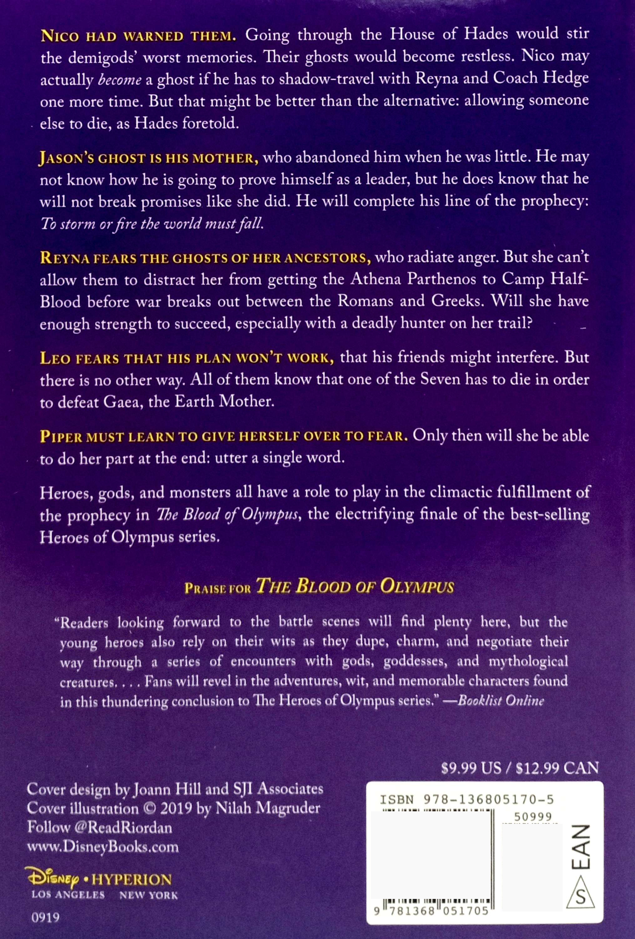 the heroes of olympus 5: blood of olympus (new cover) - Ảnh 6