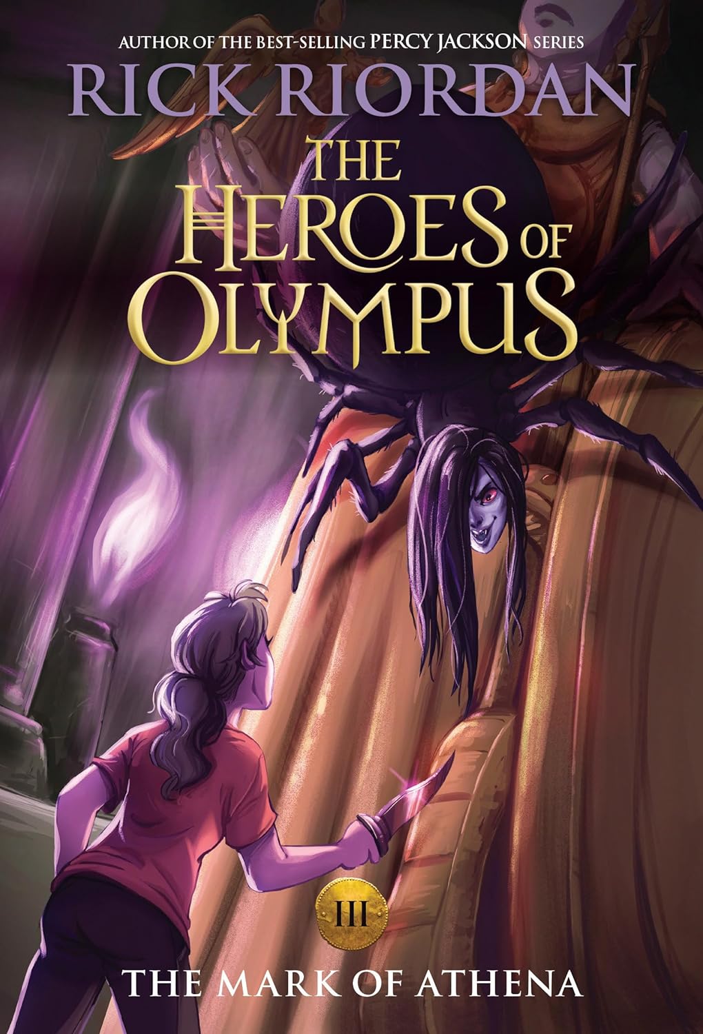 the heroes of olympus, book 3 - the mark of athena (new cover) - Ảnh 2