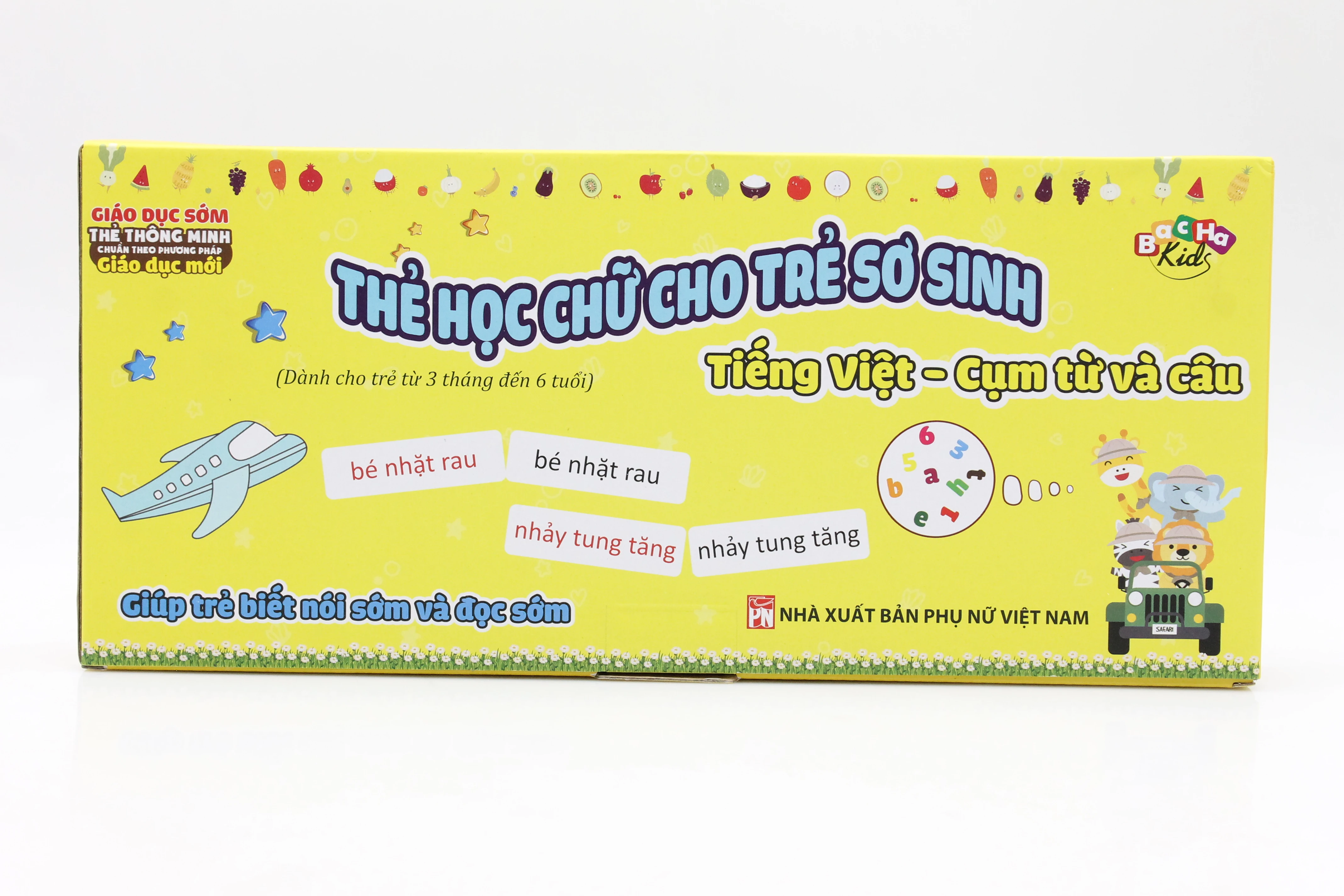 thẻ học chữ cho trẻ sơ sinh - tiếng việt - cụm từ và câu (dành cho trẻ từ 3 tháng đến 6 tuổi) - Ảnh 2