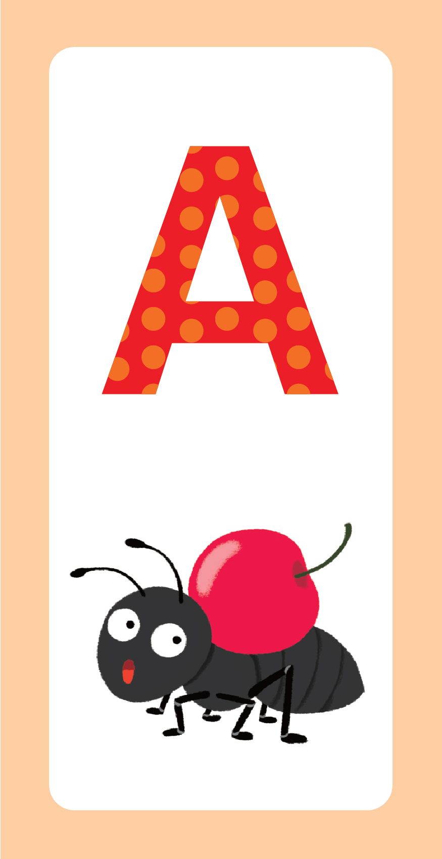 thẻ học thông minh cho bé vào lớp 1 - chữ cái tiếng anh 1 - Ảnh 3