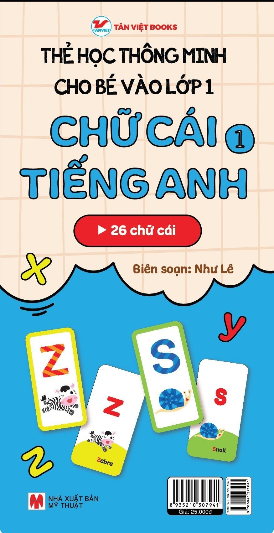 thẻ học thông minh cho bé vào lớp 1 - chữ cái tiếng anh 1 (tái bản 2025) - Ảnh 2