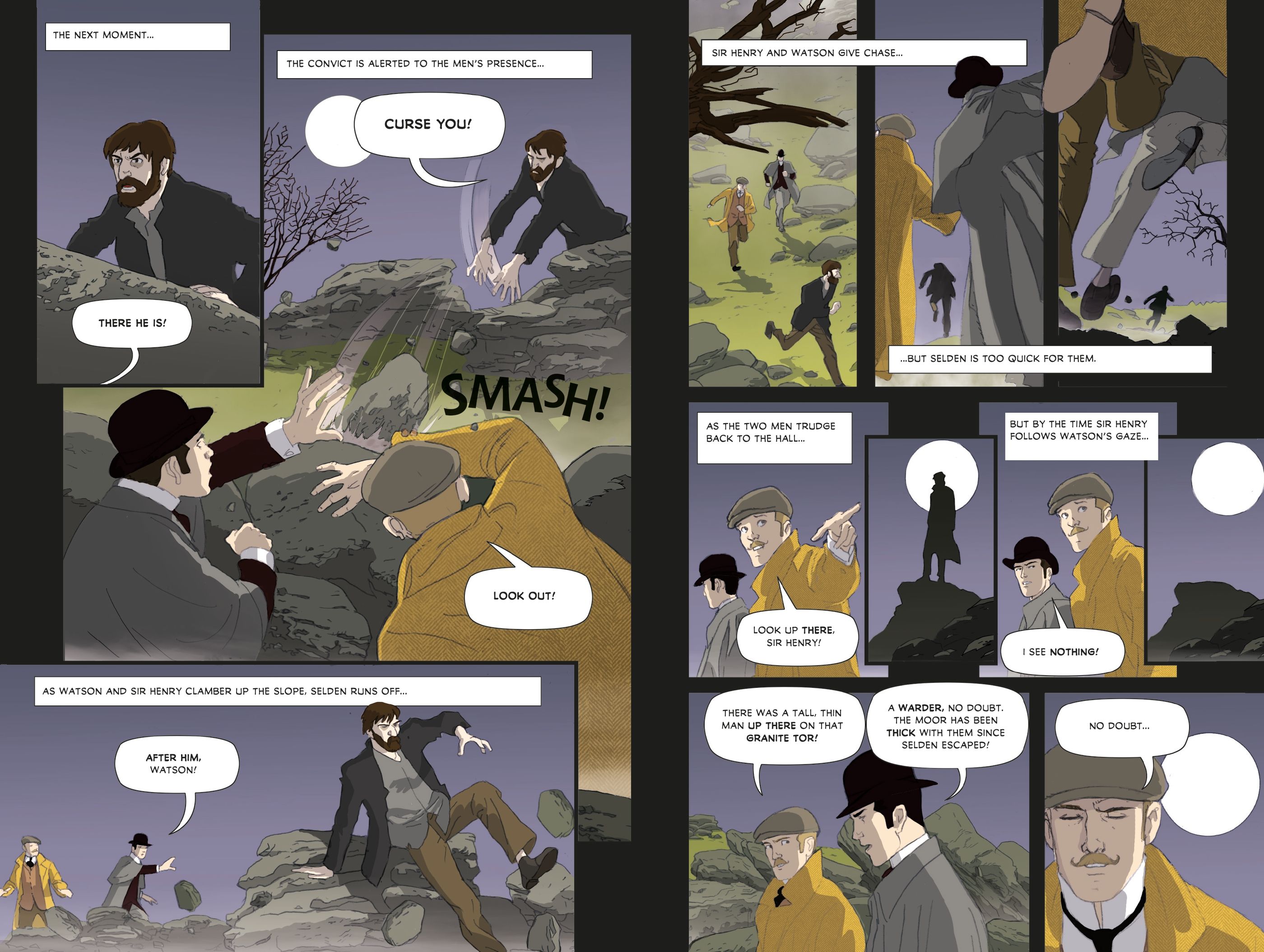 the hound of the baskervilles graphic novels - Ảnh 5