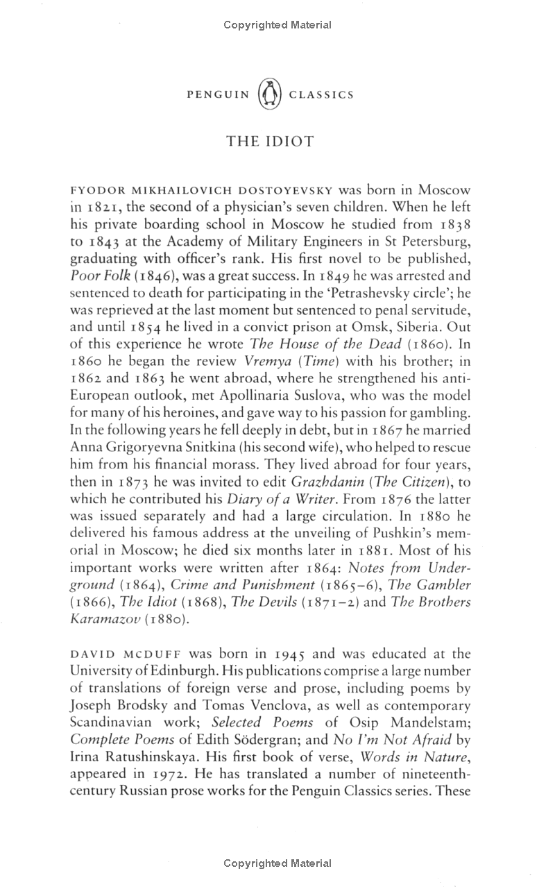 the idiot (penguin classics) - Ảnh 3