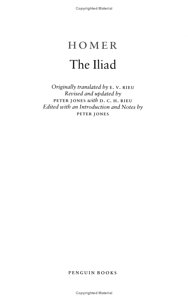 the iliad (penguin classic) - Ảnh 3