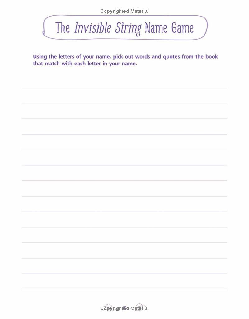 the invisible string workbook: creative activities to comfort, calm, and connect - Ảnh 12