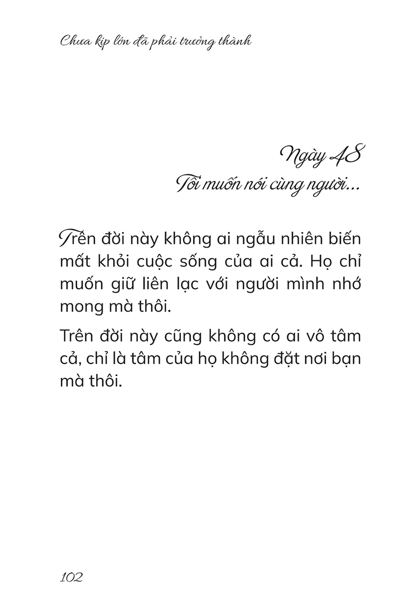 the journey of youth - chưa kịp lớn đã phải trưởng thành (song ngữ anh - việt) (tái bản 2023) - Ảnh 5