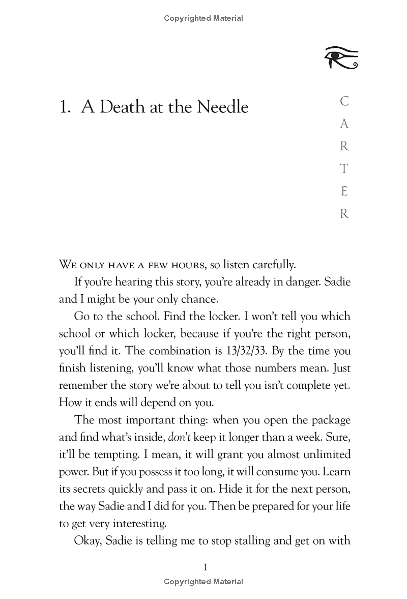 the kane chronicles, book 1 - the red pyramid - Ảnh 7